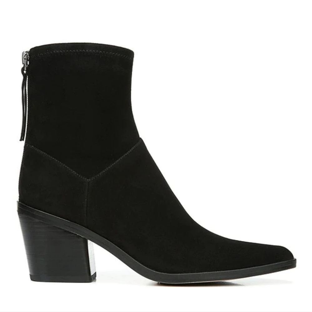 27 Edit Berkley2 Black Suede Boots - Picture 2 of 8